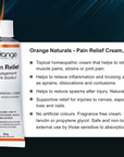Orange Naturals Pain Relief with Arnica Homeopathic Cream 50g