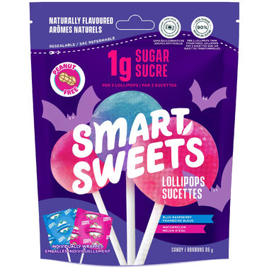 Smart Sweets Lollipops 12 individually wrapped