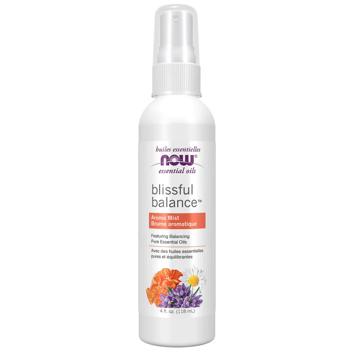 NOW Blissful Balance Aroma Mist 4oz