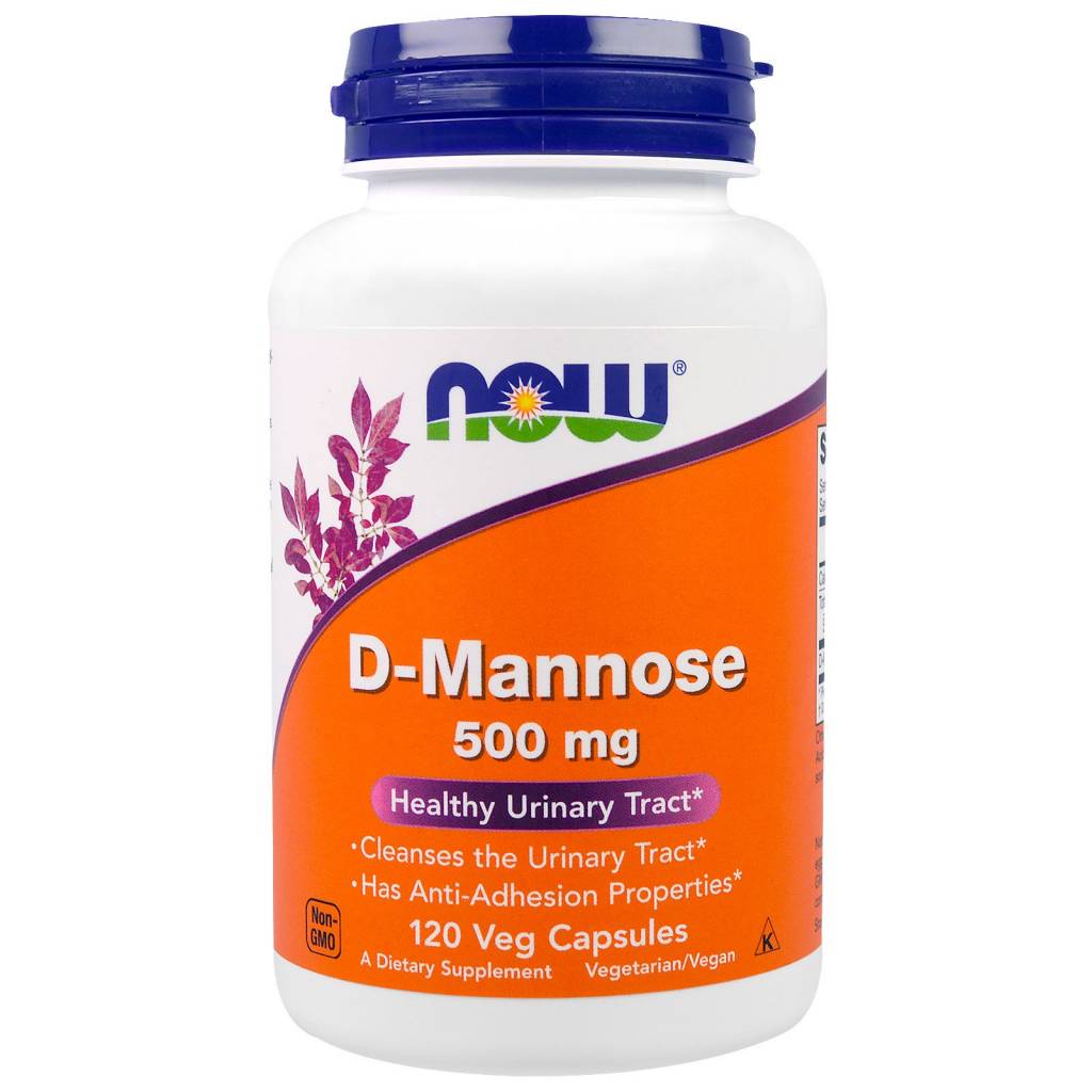 NOW D-Mannose 500mg 120 caps