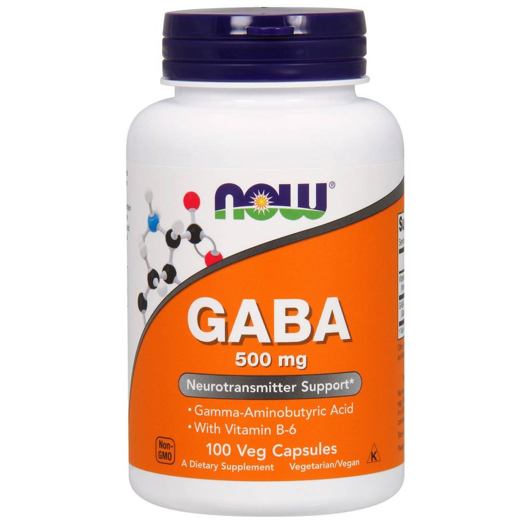 NOW GABA 500mg + B-6 100vcap