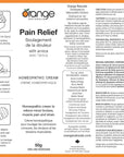 Orange Naturals Pain Relief with Arnica Homeopathic Cream 50g