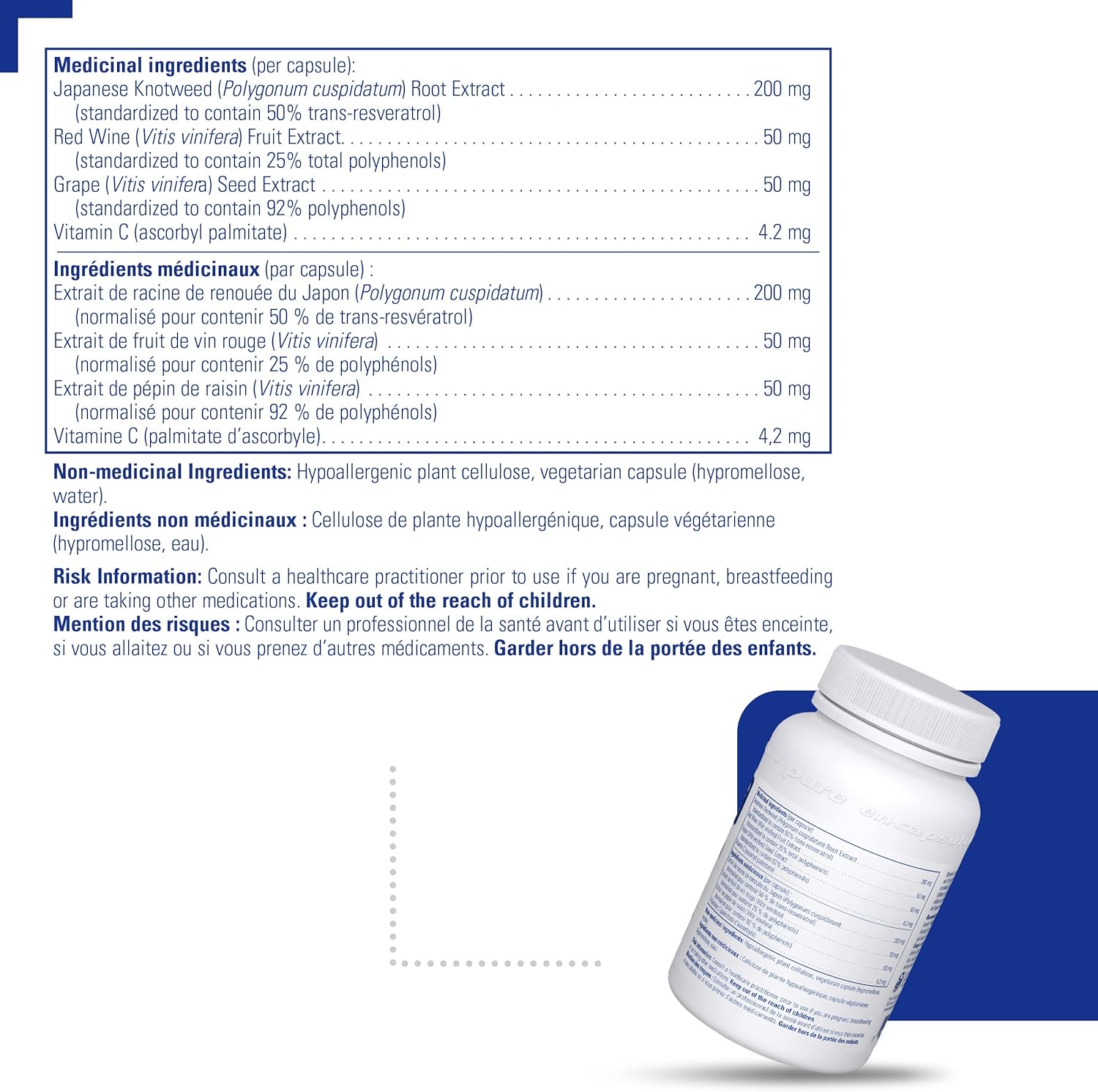 Pure Encapsulations Resveratrol Extra 60 caps