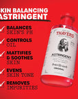 Thayers Witch Hazel Astringent Aloe Vera Formula Original 355 ml
