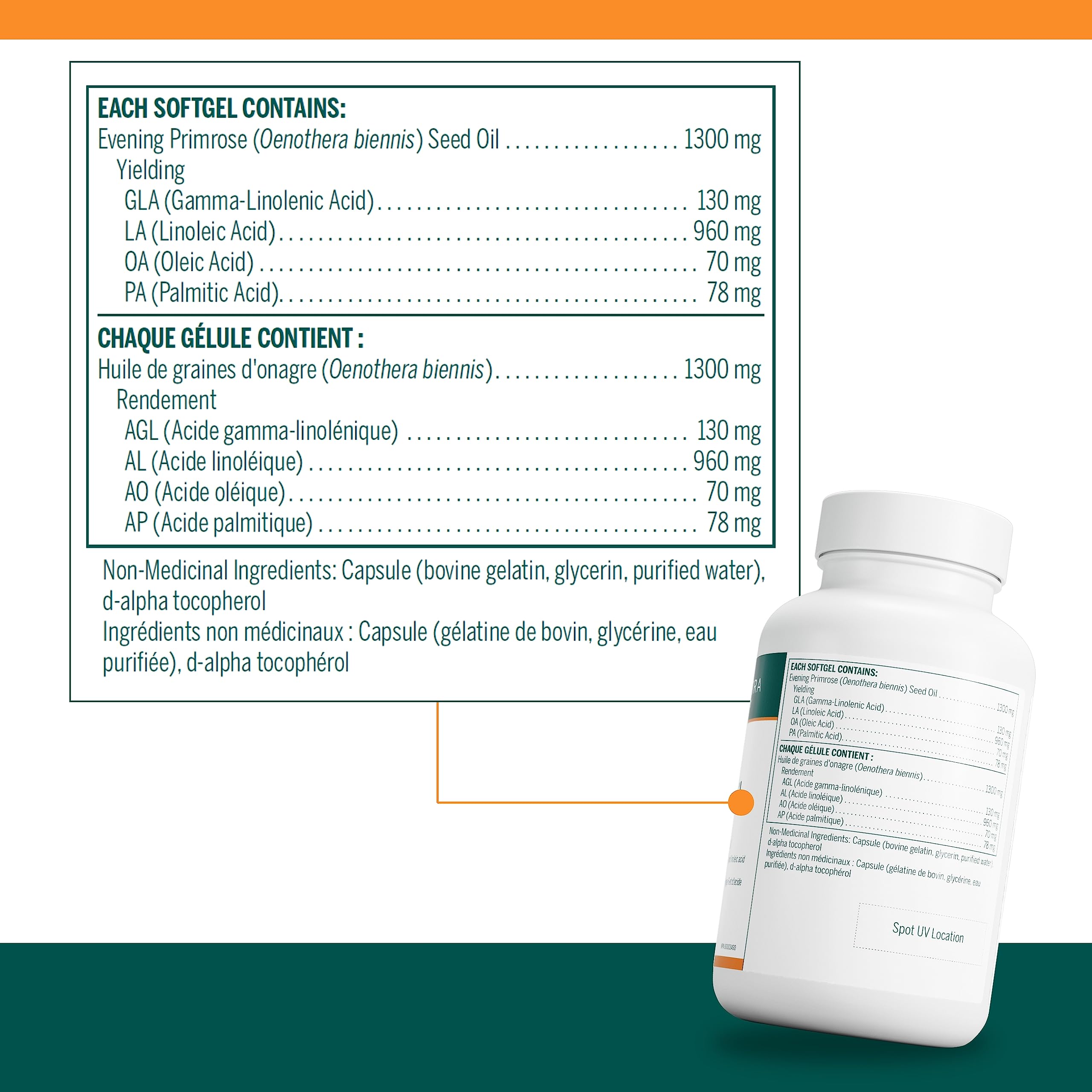 GLA 130 primrose oil 90caps