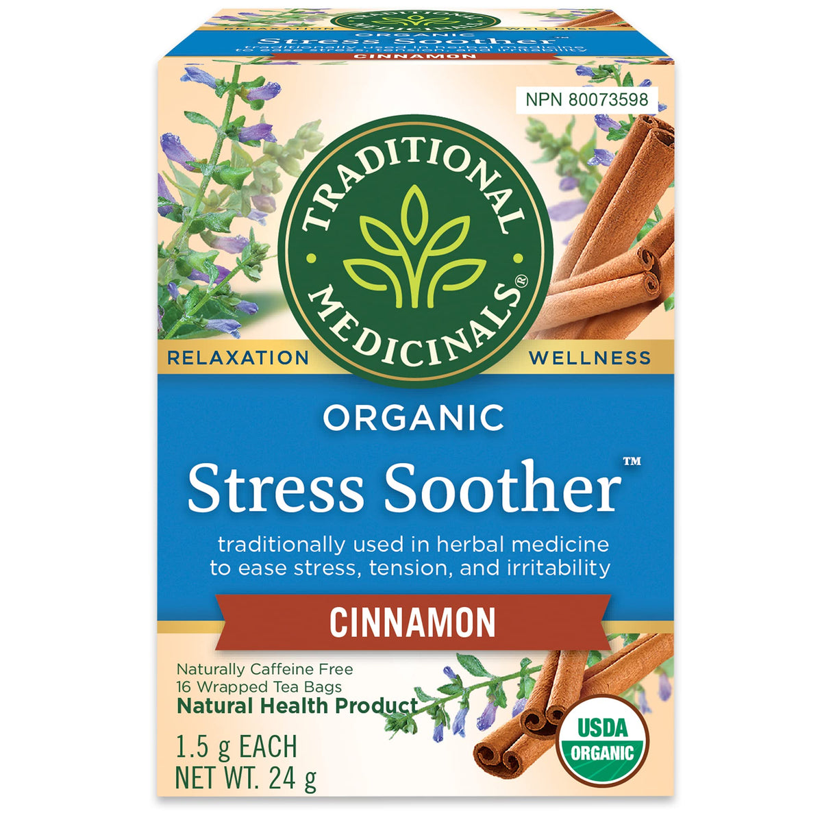 Stress Soother Cinnamon 20 Tea Bags