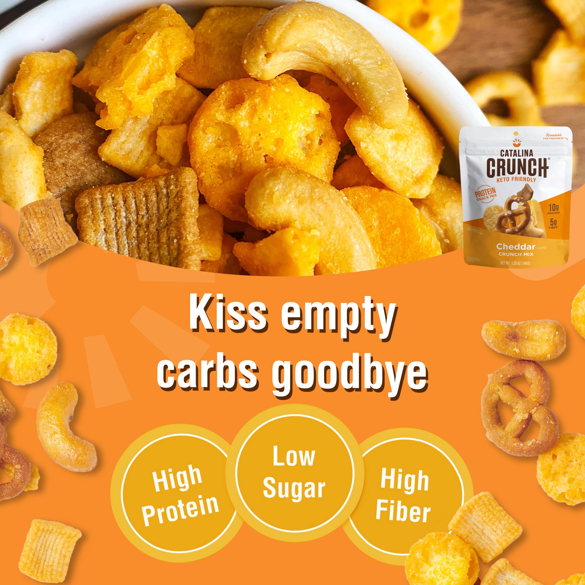 Catalina Crunch Cheddar Crunch Mix 148g