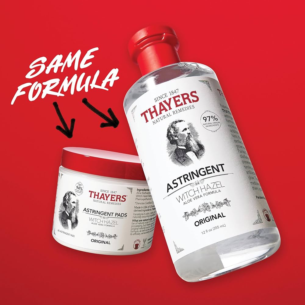 Thayers Witch Hazel Astringent Aloe Vera Formula Original 355 ml
