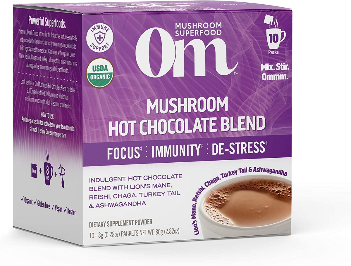 Om Mushroom Hot Chocolate 10packets single
