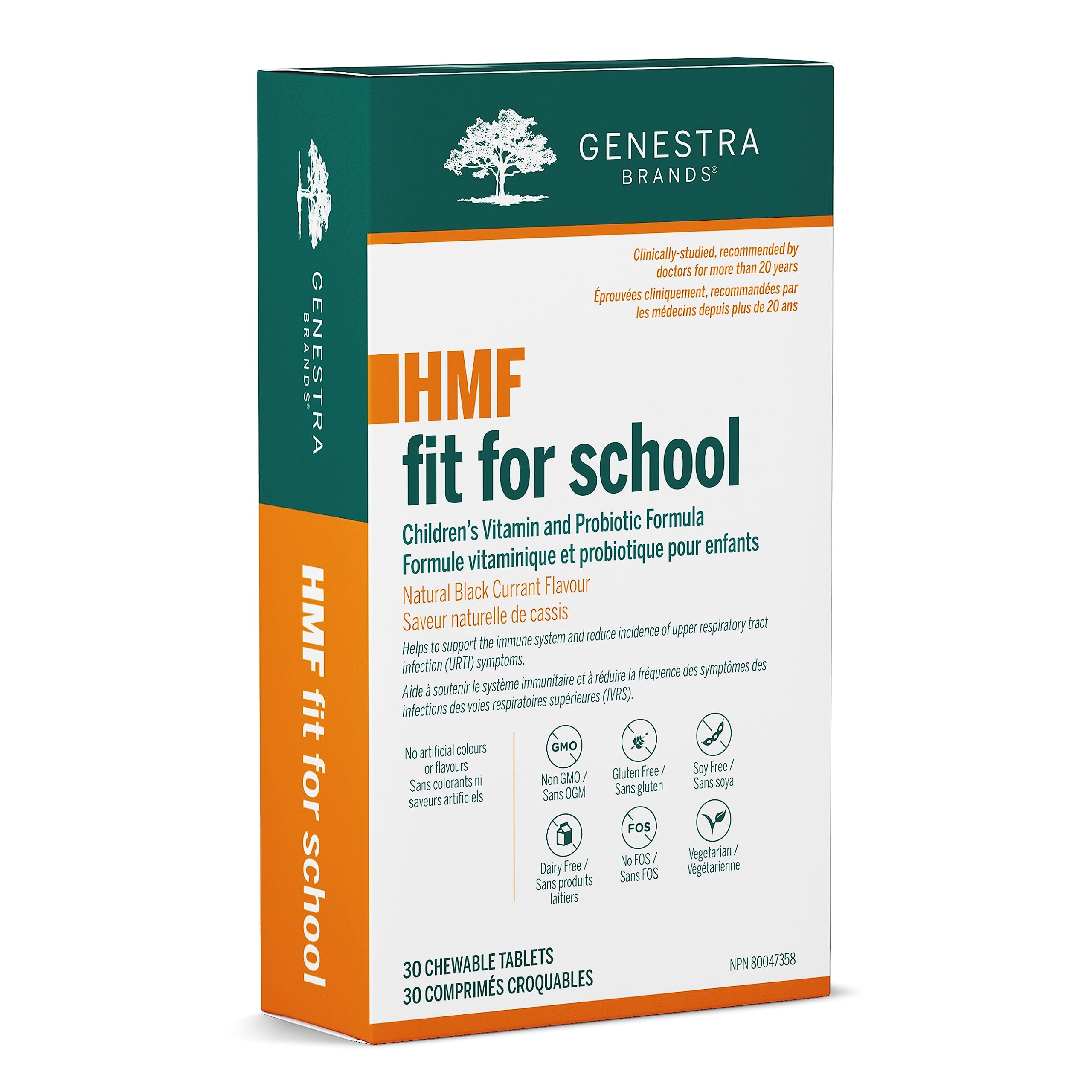 HMF Fit For School Probiotic Formula Blackcurrant30 chewables