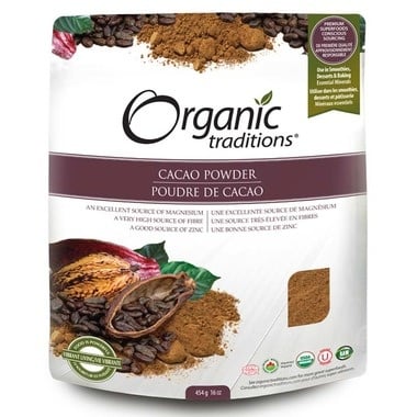 Organic Traditions Cacao Powder 454g