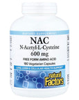 Natural Factors N-Acetyl-L-Cycteine 600mg 180 vcap