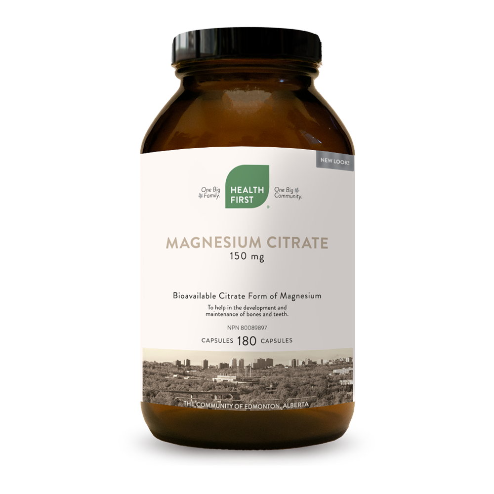 Health First Magnesium Citrate 150mg 180 caps