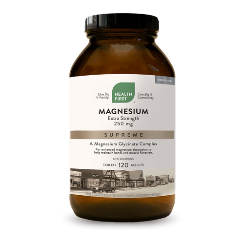 Health First Magnesium Extra Strength Supreme 250mg 120 tablets