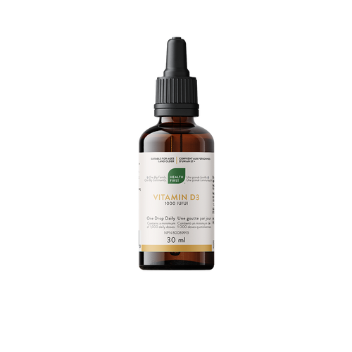 Health First Vitamin D3 1000IU 30ml
