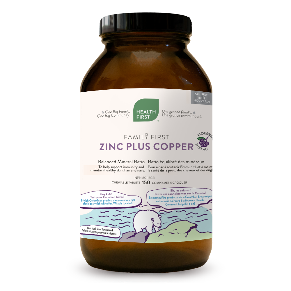 Health First Family First Zinc Plus Copper 150 chews