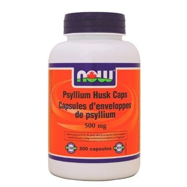 NOW Psyllium Husk 500mg 200vcap