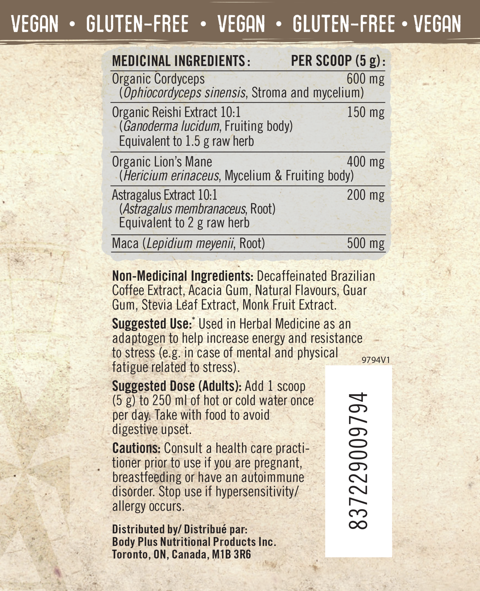 Iron Vegan Balanced Energy Roasted Coffee 150g