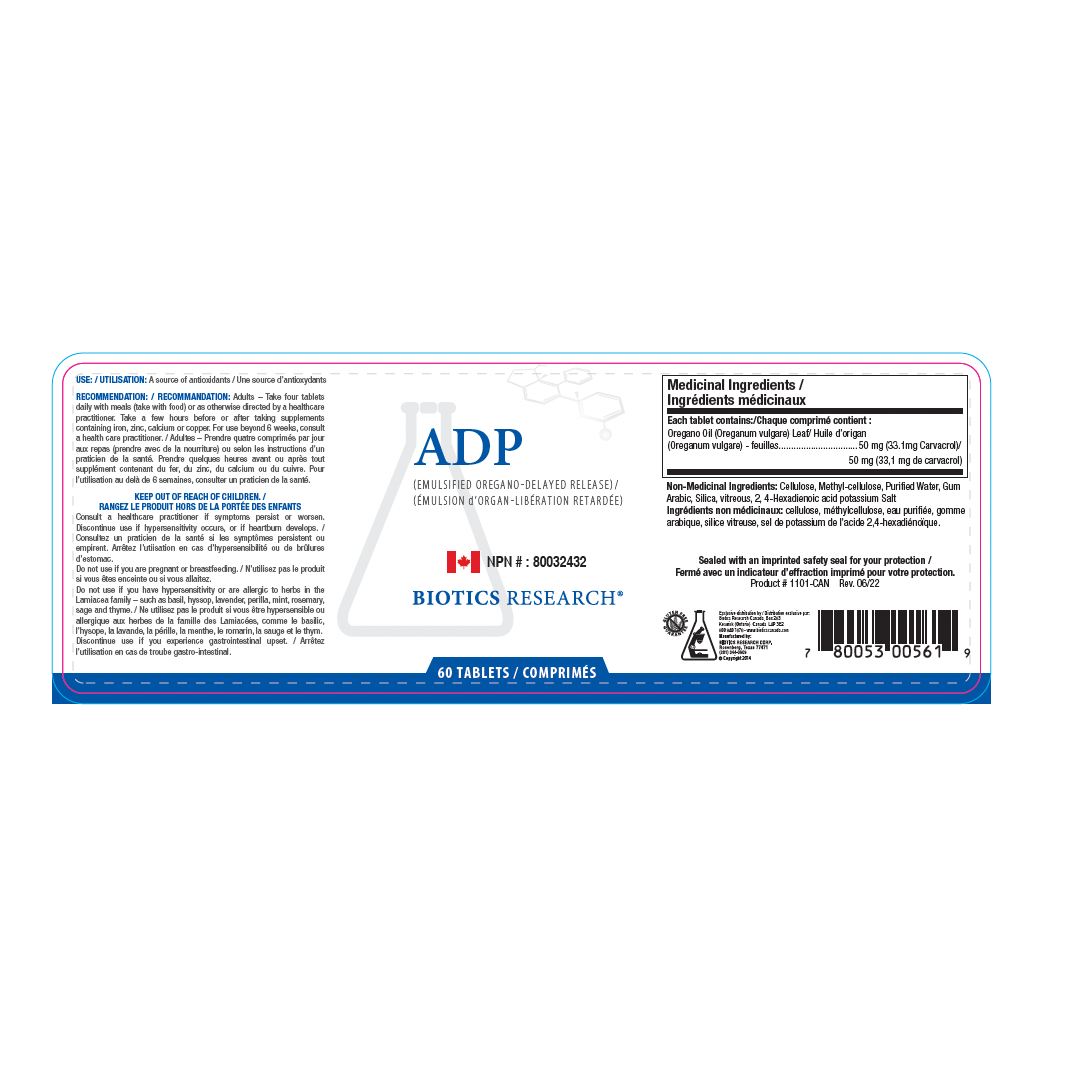A.D.P (Anti-Dysbiosis Product) 60 tabs