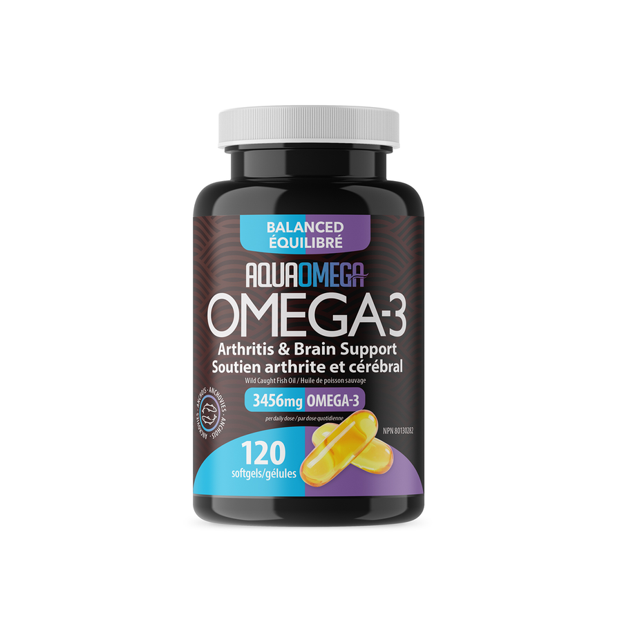 Aqua Omega Omega-3 Arthritis and Brain Support 120 softgel