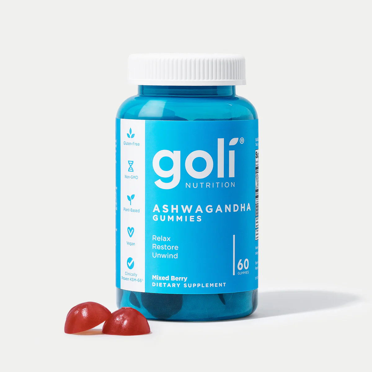 Goli - Ashwagandha Gummies - 60 Gummies
