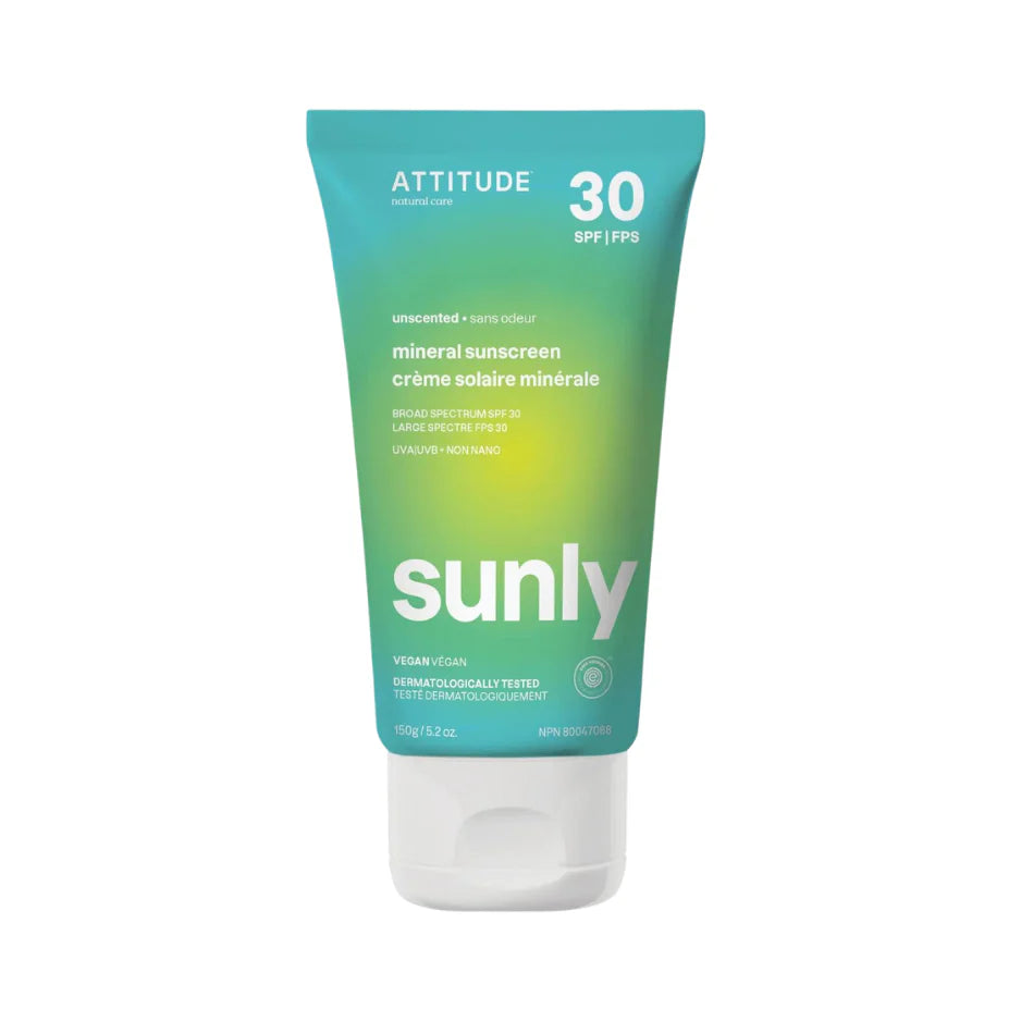 Attitude Sunly SPF30 Adult Unscented 150g
