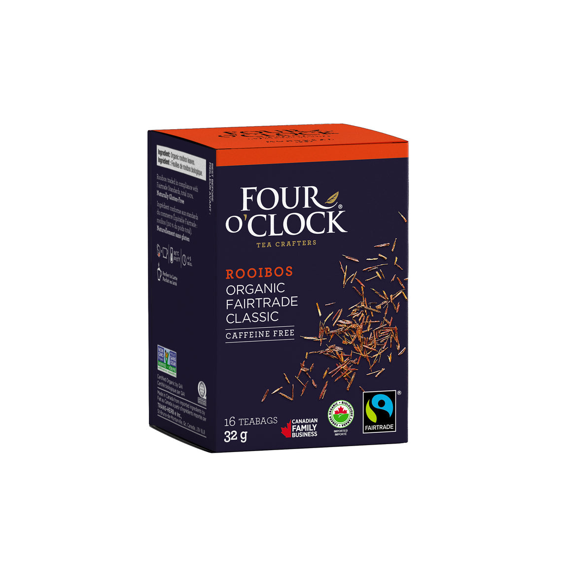 Four O'Clock Organic Rooibos 16 Tea Bags