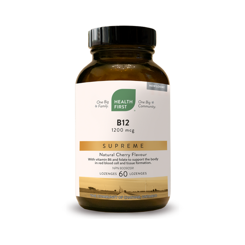 Health First B12 Supreme 1200mcg - 60 lozenges