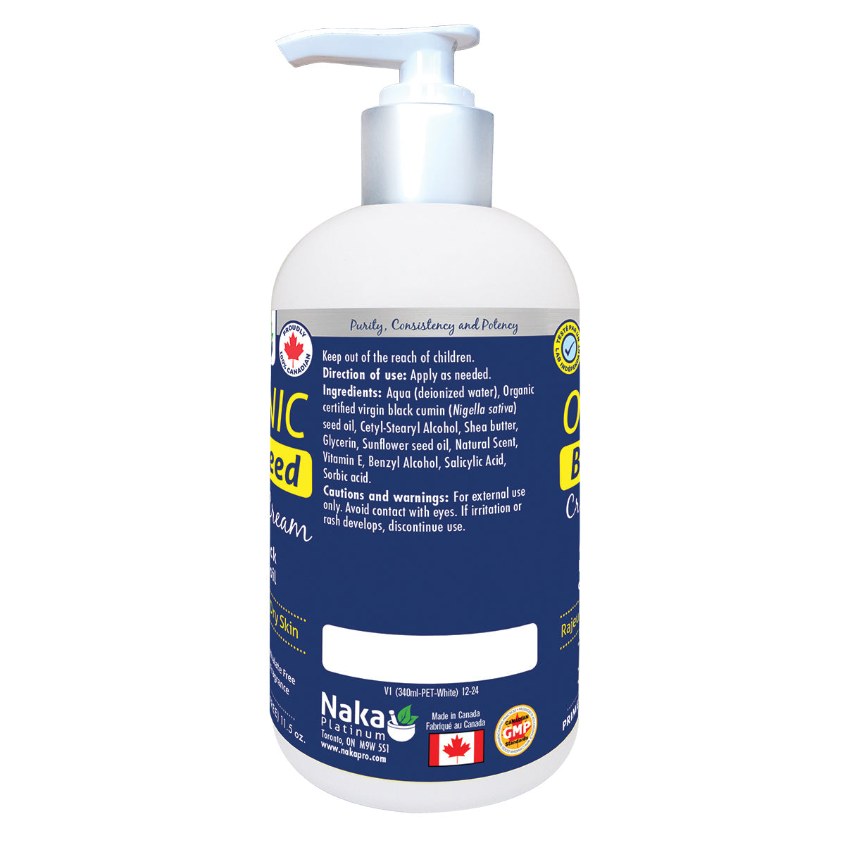 Naka Organic Black Seed Skin Repair Cream 120ml