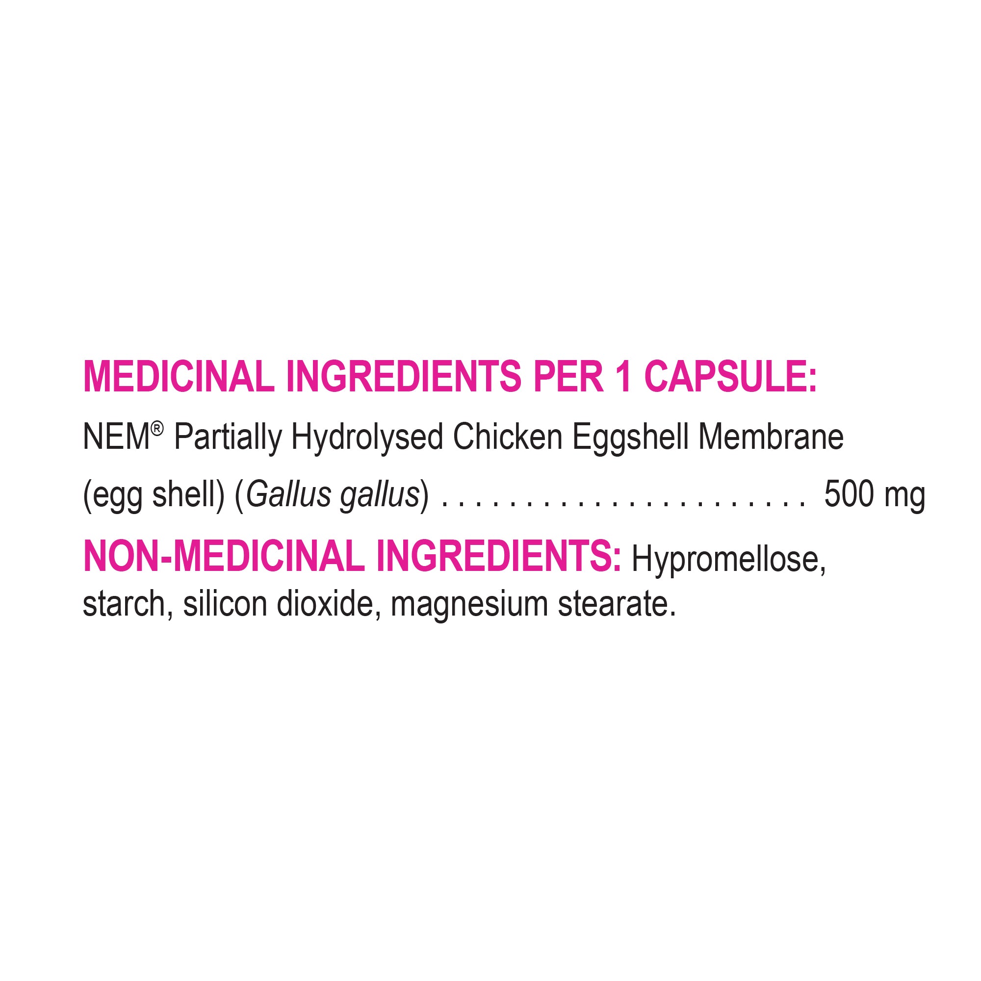 Genuine Health Fast Joint Recovery with NEM 60 capsules