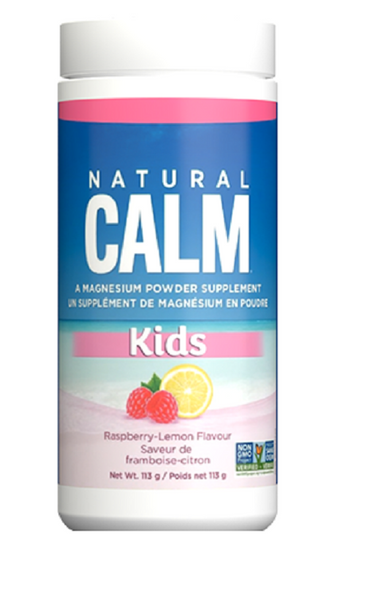 Natural Calm Magnesium Citrate Kids Raspberry Lemon 4 oz