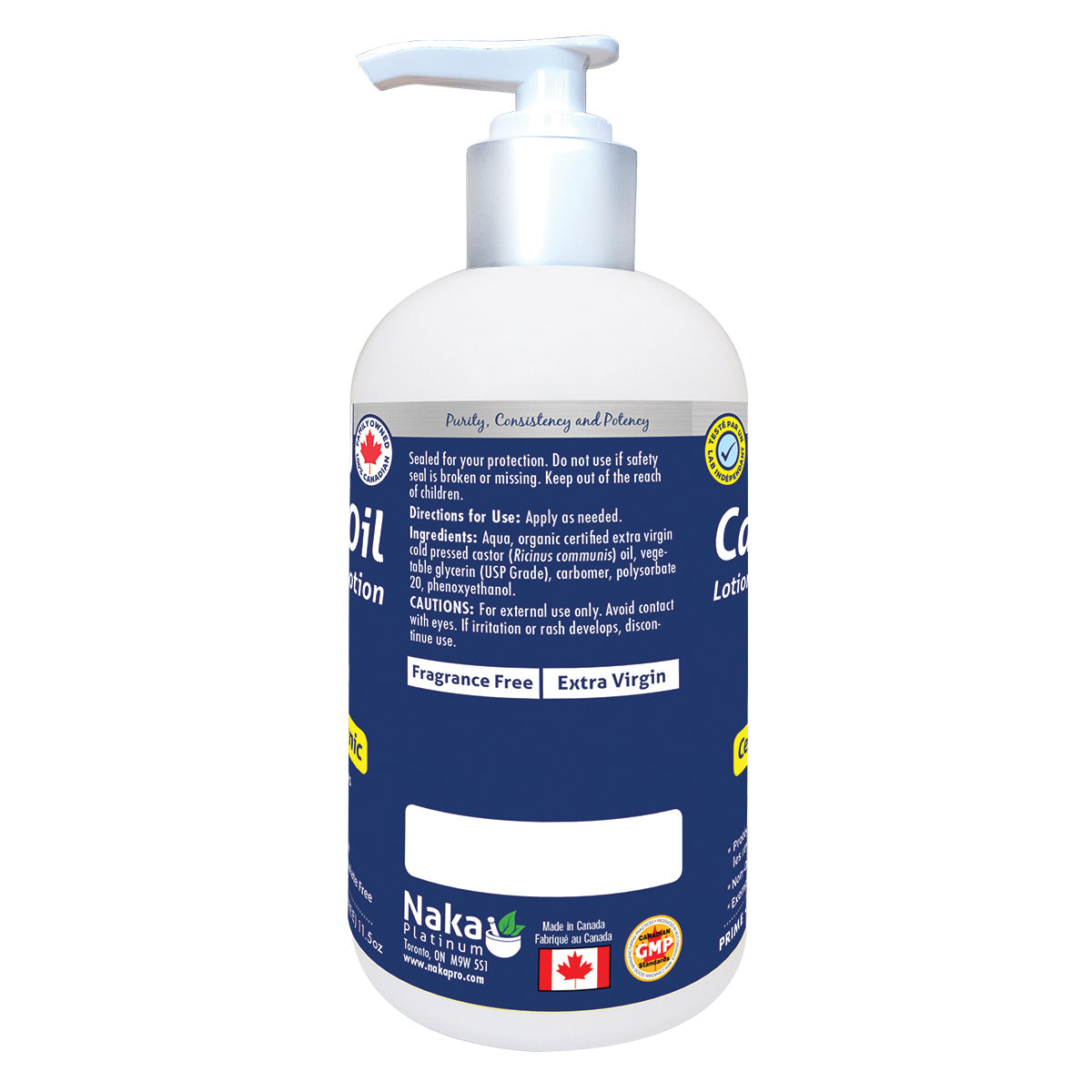 Naka Organic Castor Oil Lotion 120 ml