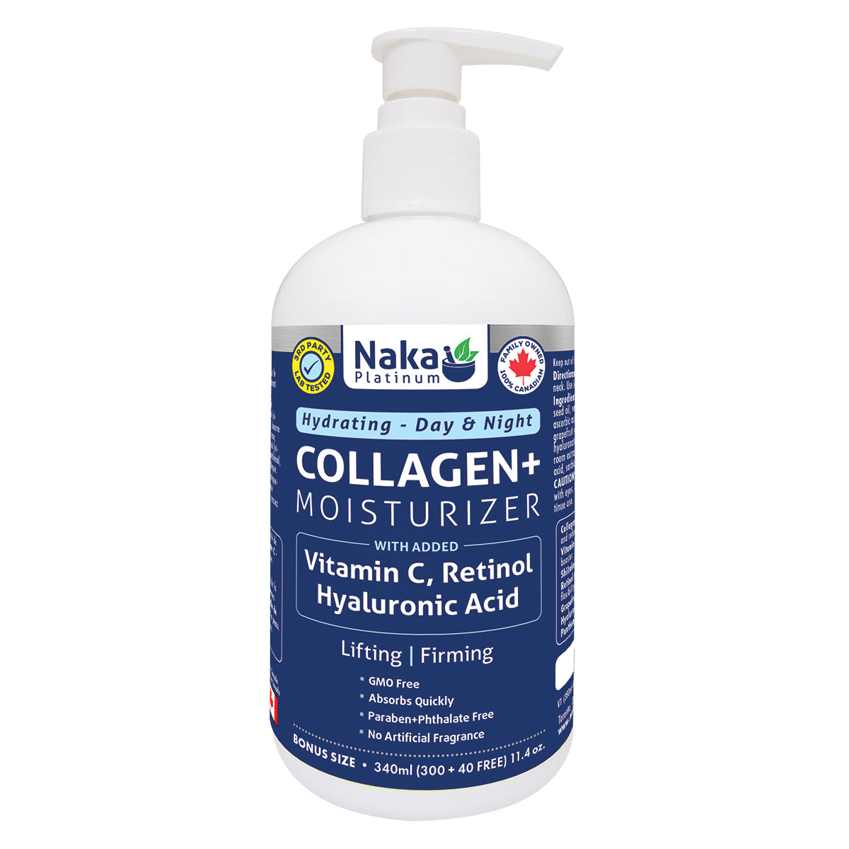 Naka Hydrating Day & Night Collagen + Moisturizer 340mL