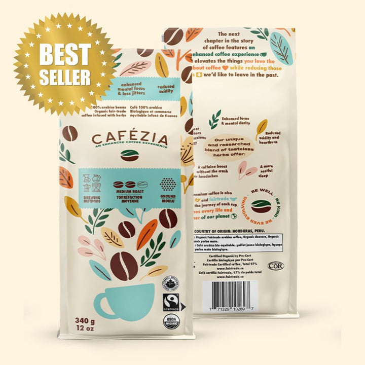 Cafezia Whole Bean Medium Roast Coffee 340g