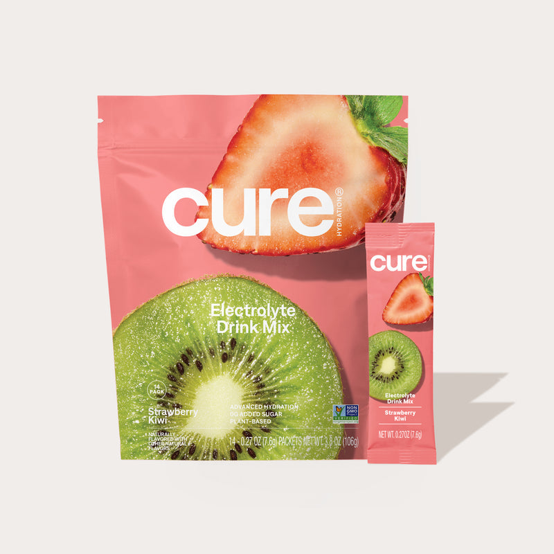 Cure Hydration Mix - 14 Serving Pouch - Strawberry Kiwi
