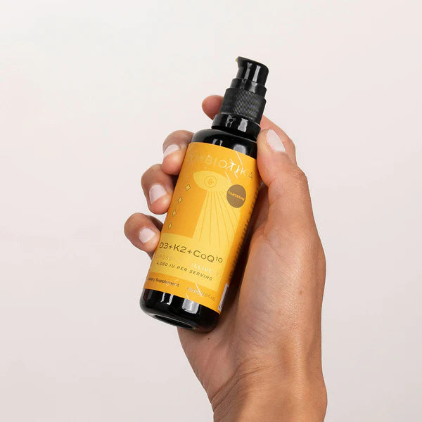 Cymbiotika D3 + K2 + CoQ10 Liposomal Delivery 4,000 IU 60ml