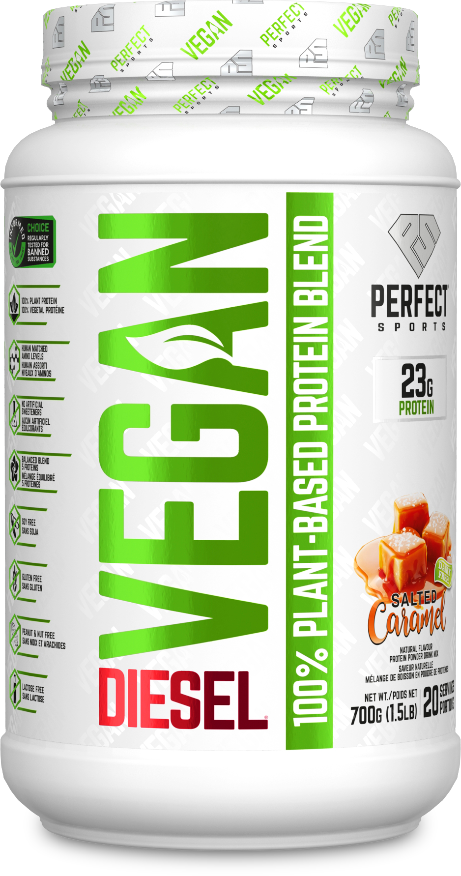 Diesel Vegan Salted Caramel Protein 1.5lb