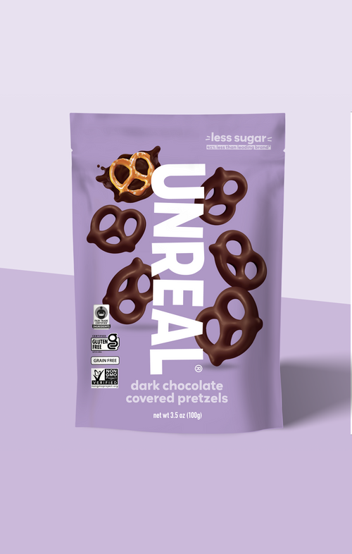 Unreal - Dark Chocolate Covered Pretzels 100g