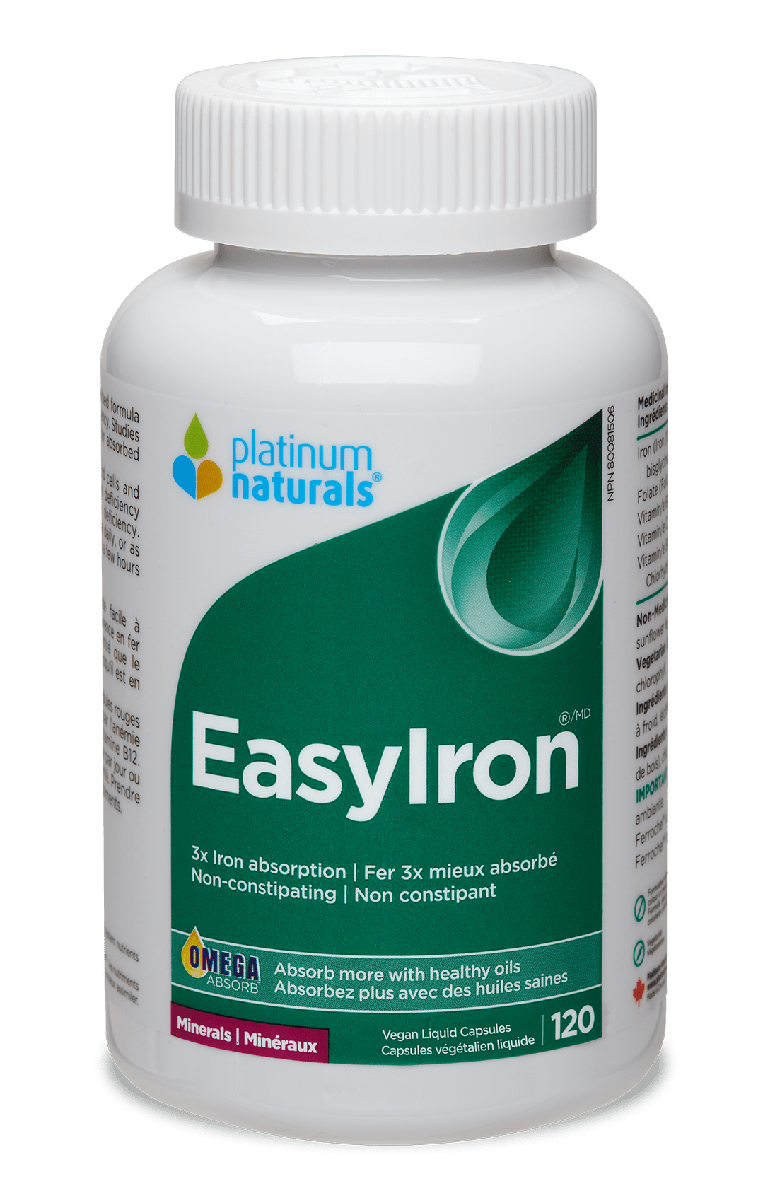 Platinum Naturals Easy Iron 120 cap