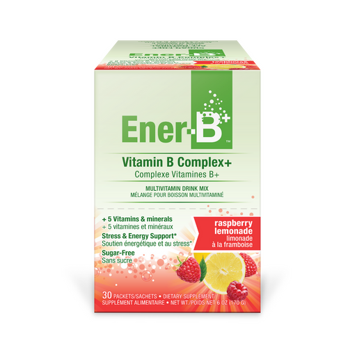 Ener-B Vitamin B Complex Drink Mix Raspberry Lemonade- 30 Packets