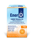 Ener-D Vitamin D3+ Drink Mix Orange- 24 Packets