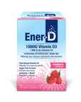 Ener-D Vitamin D3+ Drink Mix Raspberry- 24 Packets