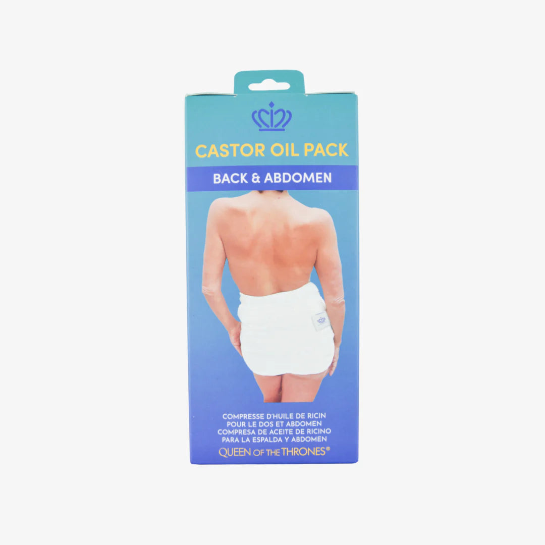 Queen of the Thrones Back and Abdomen Castor Oil Pack