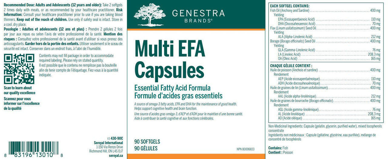 Multi EFA Capsules 90caps