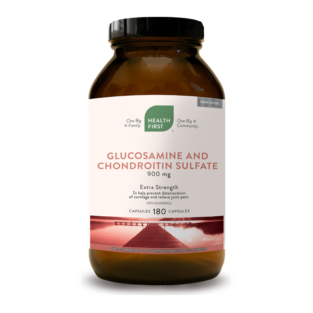 Health First Glucosamine and Chondroitin Sulfate 900mg 180 cap