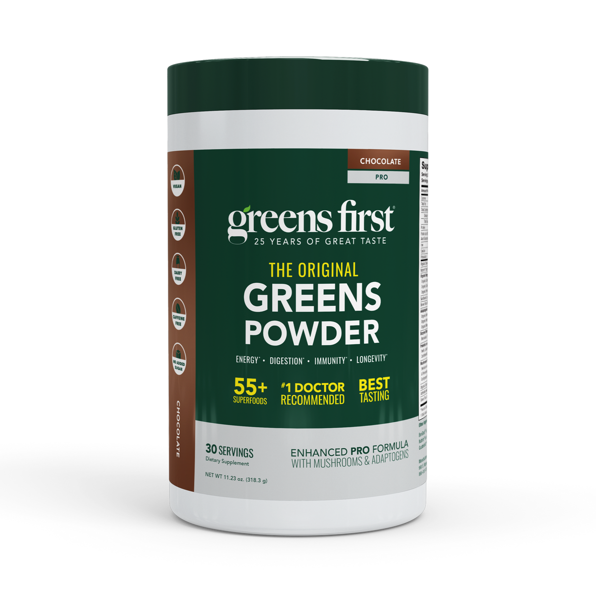 Greens First Pro Greens Powder- Chocolate 318g