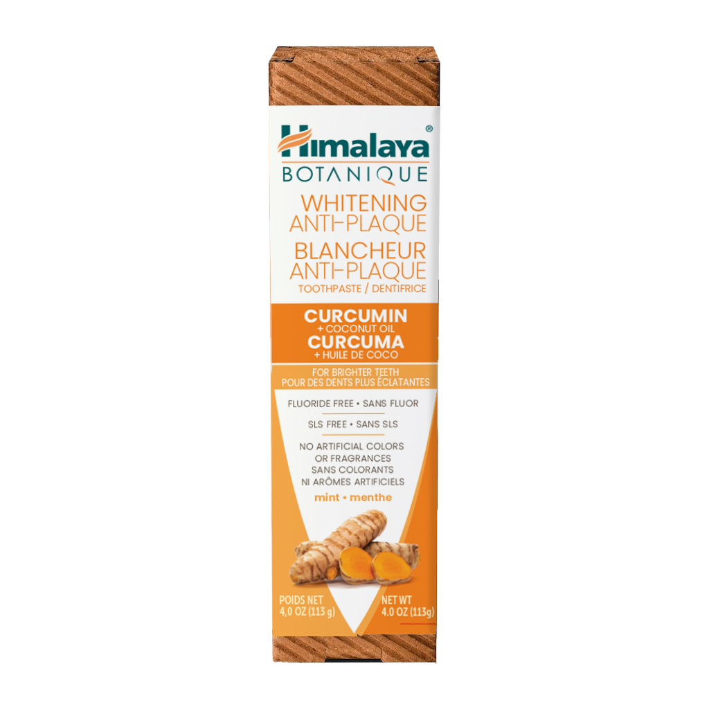 Himalaya Toothpaste Antiplaque Turmeric & Coconut Oil 113g