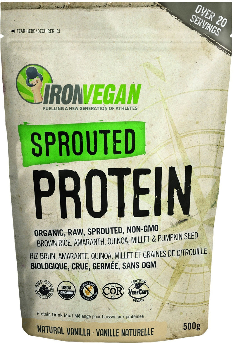Iron Vegan Sprouted Protein Vanilla 500g