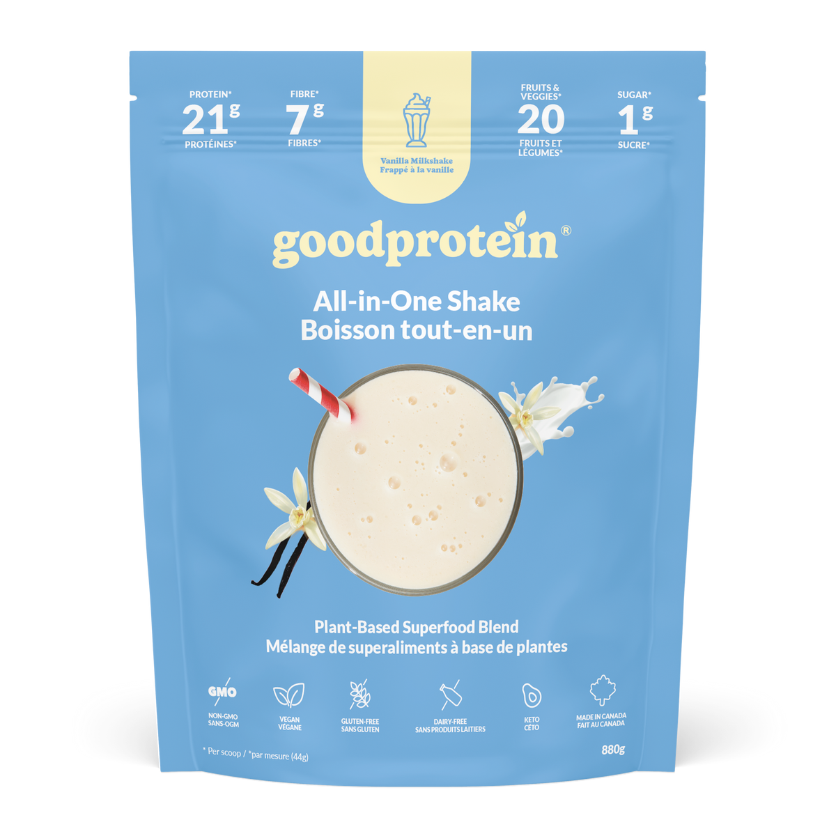 Good Protein All-In-One-Shake Vanilla 880g