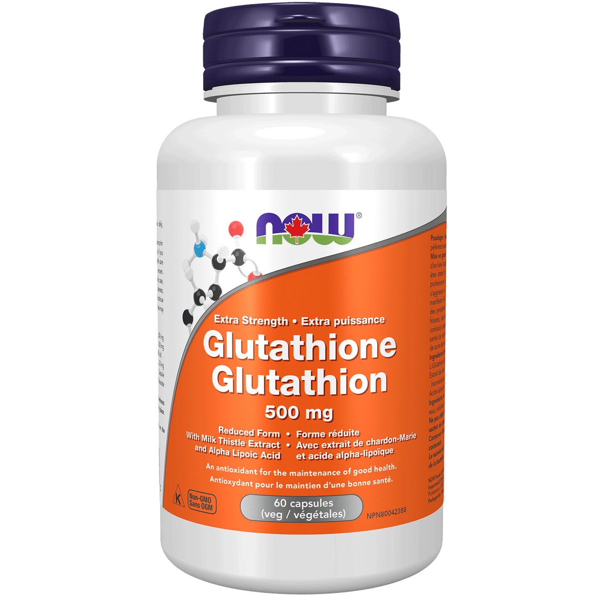 NOW Glutathione Extra Strength 500mg 60 caps